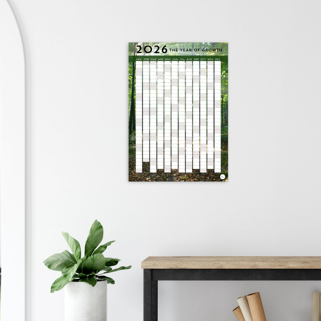 FOREST - The Year Of Growth 2026 wall planner 50x70cm