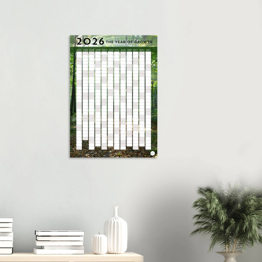 FOREST - The Year Of Growth 2026 wall planner 50x70cm