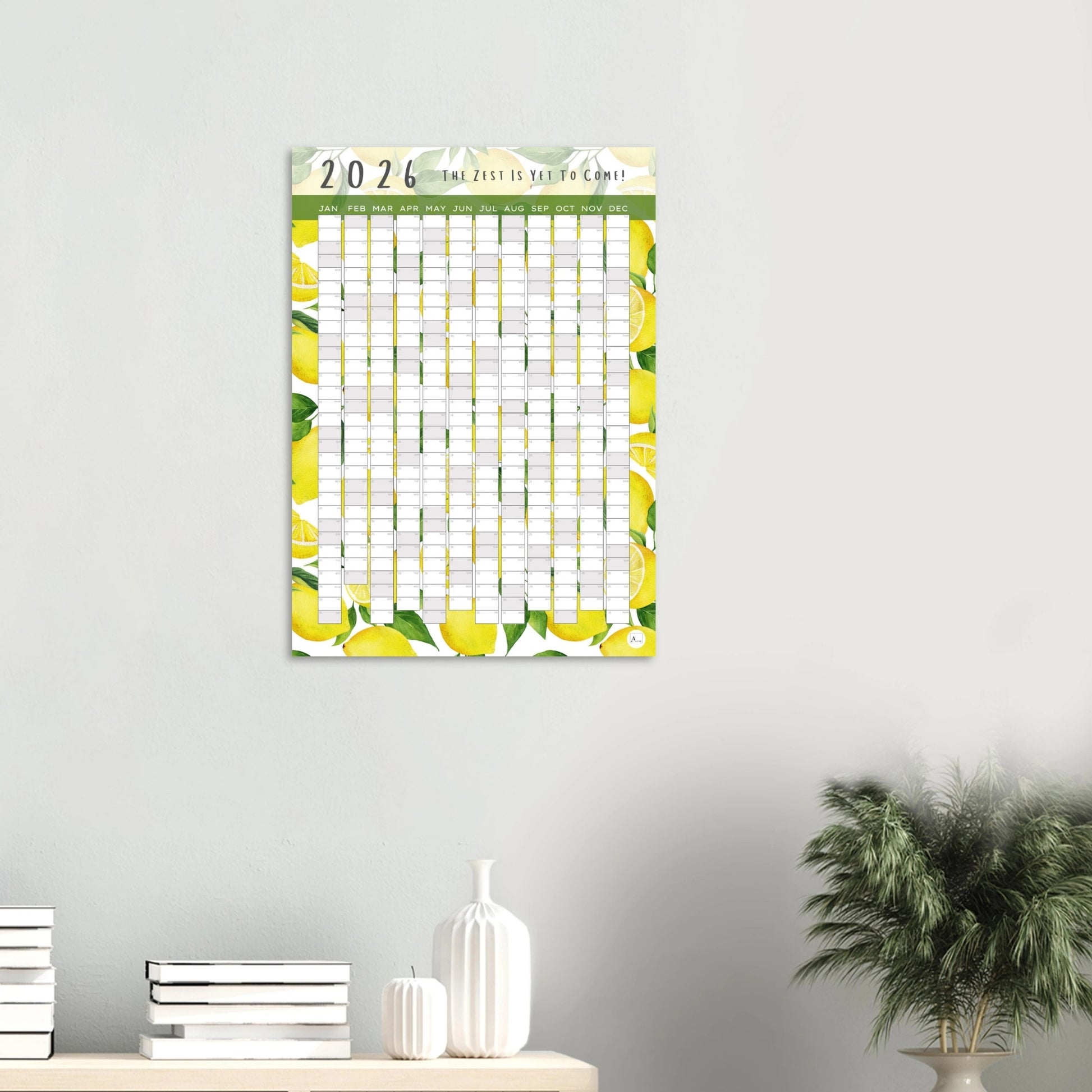 LEMONADE - The Zest Is Yet To Come 2026 wall planner 50x70cm