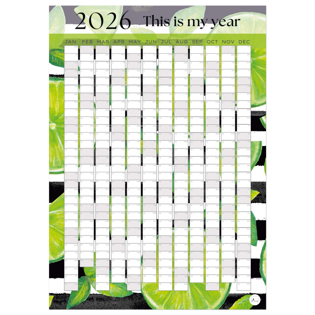 LIMES ON LINES - This is my year 2026 wall planner 50x70cm