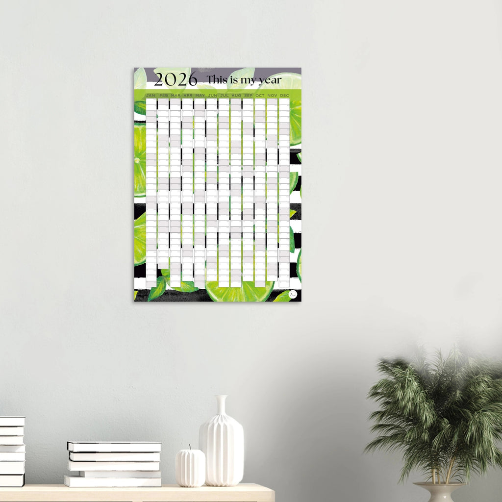 LIMES ON LINES - This is my year 2026 wall planner 50x70cm